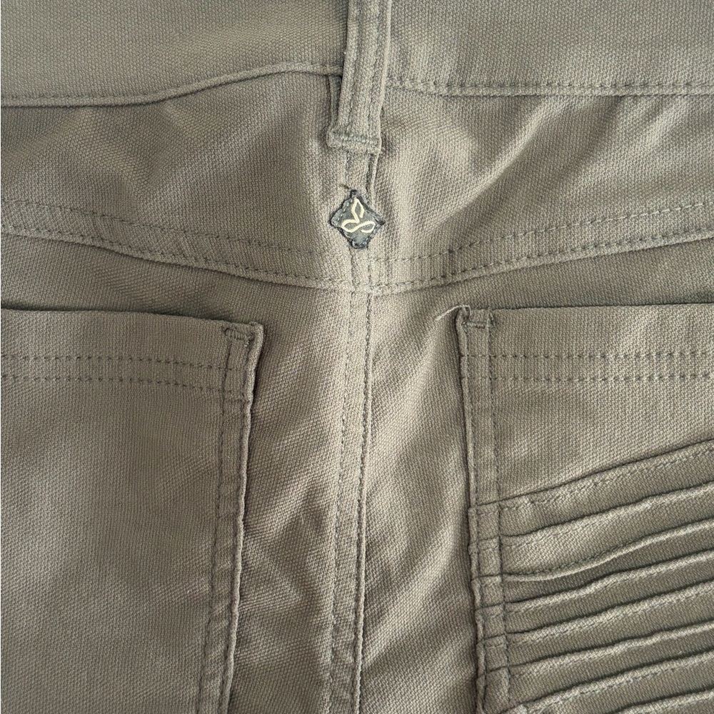 Prana Brenna Moto Pants Olive Green sz 2 - Picture 7 of 8